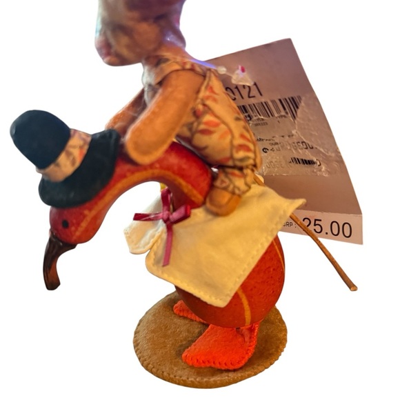 🧡 Annalee 2021 “GOURDgeous Goose & Friend” Mouse Figurine – 3” Fall Collectible - Picture 5 of 8